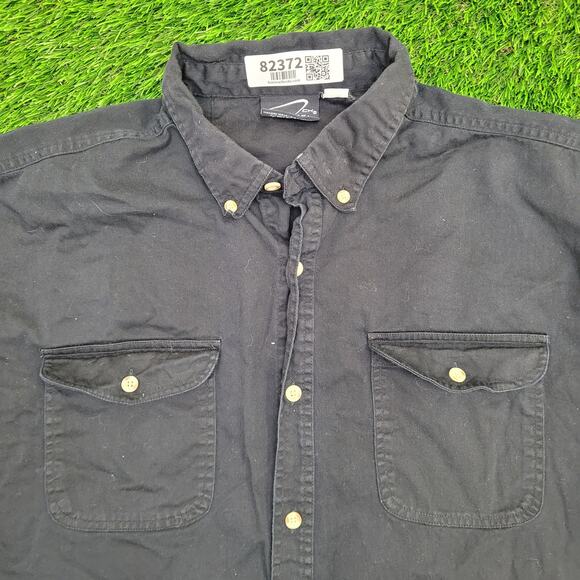 Native-American Biker Cutoff Button Shirt XL/2XL 27x31 Baggy - Picture 9 of 15